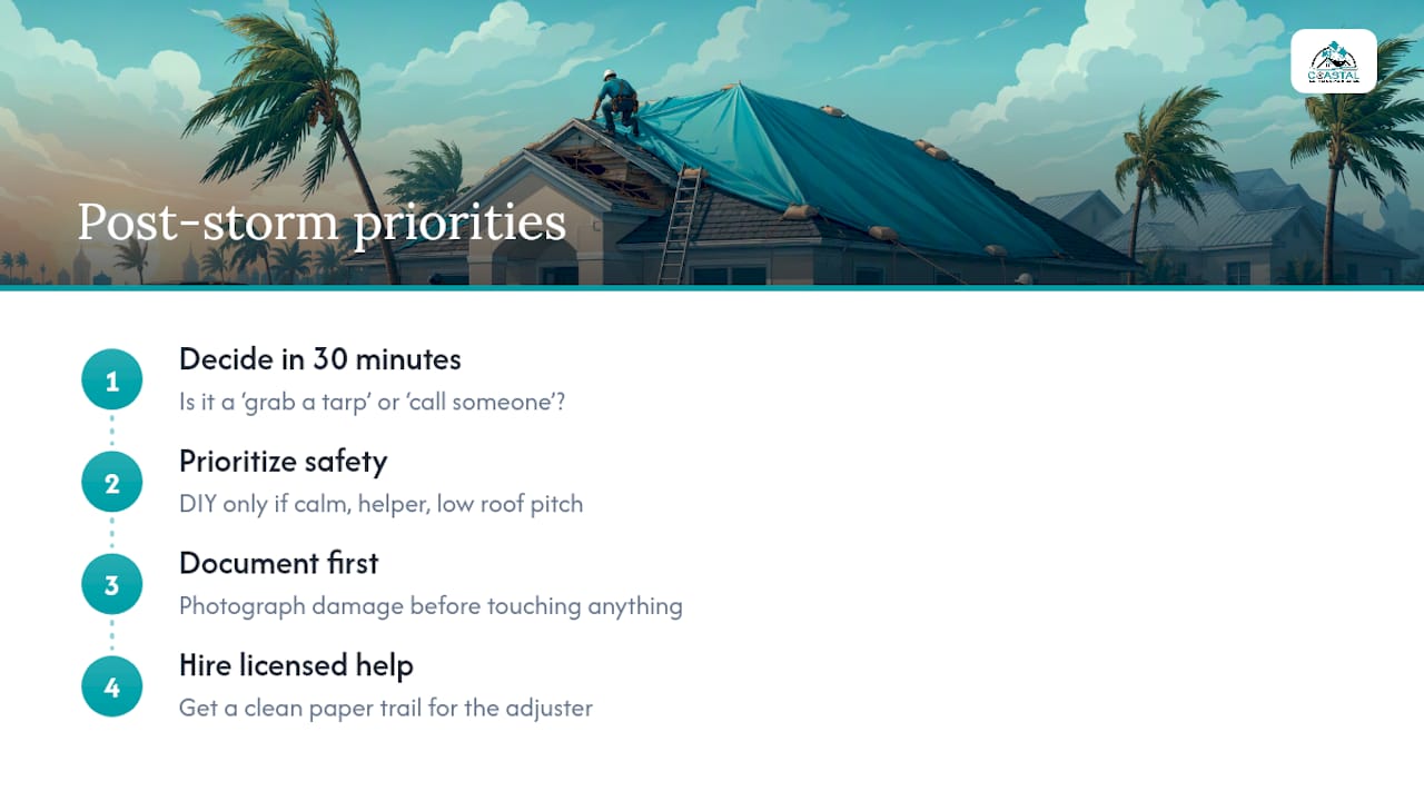 What Actually Matters Most After Storm Damage? — overview diagram